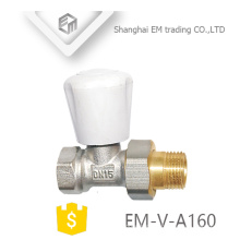 EM-V-A160 Chine fournisseur laiton 1/2 &quot;radiateur régulateur de température angle vanne DN15